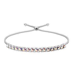 J Francis gefertigt mit SWAROVSKI- AB Swarovski Kristall Armband, 19 cm