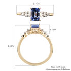Tansanit und Diamant Ballerina-Ring in Gold image number 5