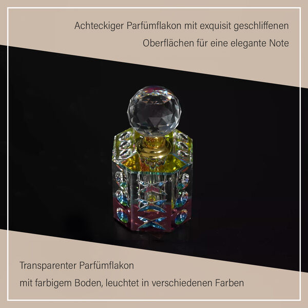 The 5th Season - Kristallglas Parfüm-Flakon, 10x4,5 cm, Rund image number 5