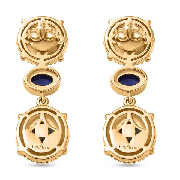 EverTrue blaue Türkis und Lapislazuli Ohrringe - 5,39 ct. image number 4