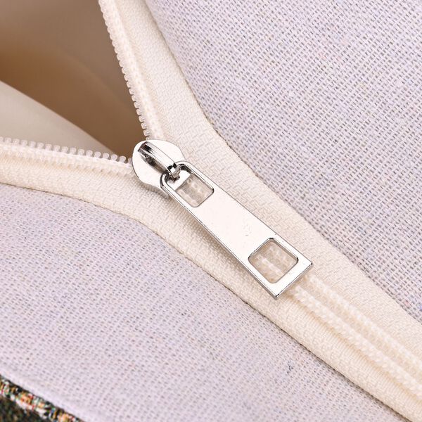 Gewebte Jute-Tasche mit Schwanenfamilie, mehrfarbig image number 6