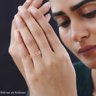 Natürlicher, ungeschliffener rosa Diamant-Ring 925 Silber Roségold Vermeil (Größe 19.00) ca. 0,19 ct image number 2