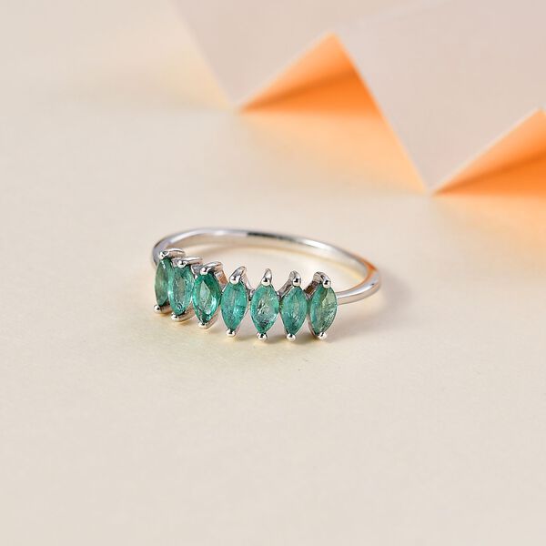 AA Smaragd Ring - 0,98 ct. image number 2