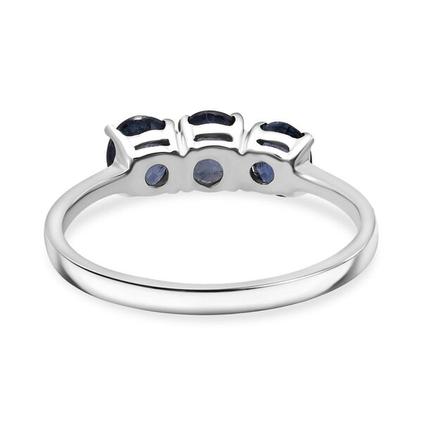 D'Joy AAA Ceylon-Saphir Ring 925 Silber rhodiniert (Gr&ouml;&szlig;e 17.00) ca. 1,24 ct image number 5