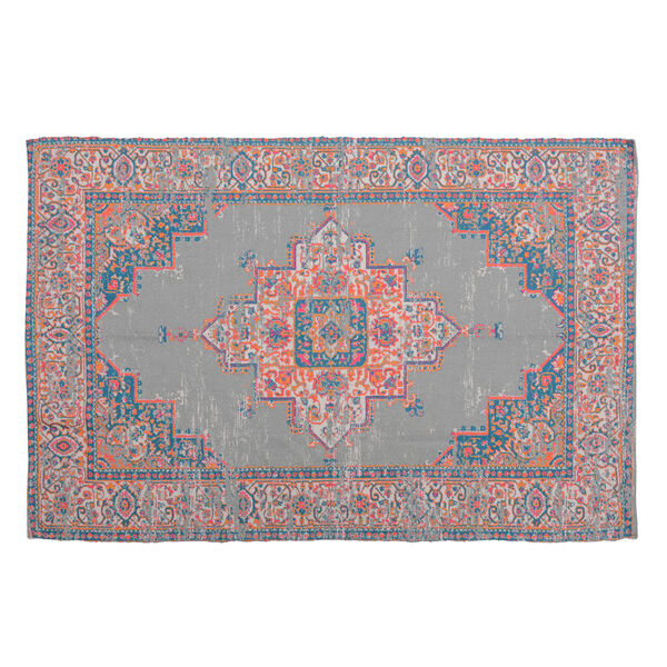 Gewebter Teppich mit Perserdruck, Grau image number 2