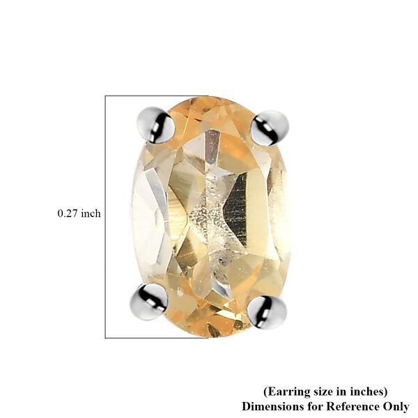 Citrin Ohrringe, 925 Silber ca. 0,92 ct image number 5