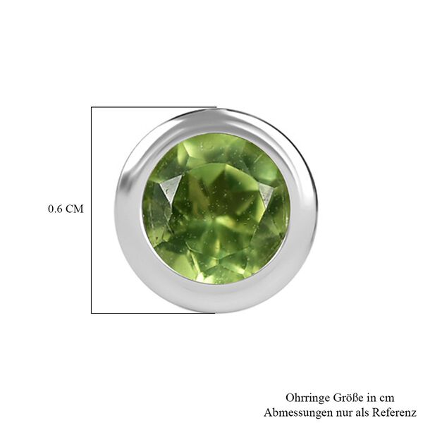 Peridot Ohrringe, 925 Silber rhodiniert - 0,61 ct. image number 7