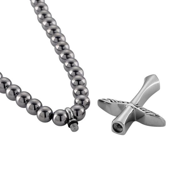 Terahertz Halskette ca. 18 cm + 5 cm Extender, 316L Edelstahl ca. 85,00 ct. image number 5