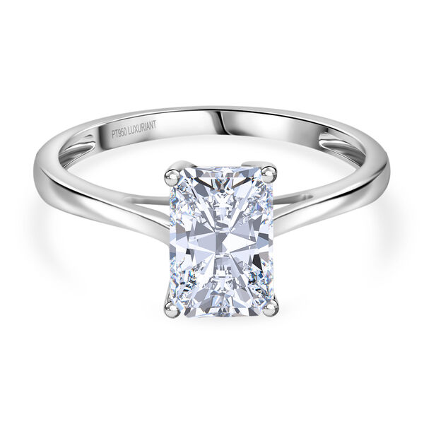 LUXURIANT SGL zertifizierter VS-GH Labor Diamant Ring in 950 Platin - 2 ct.
