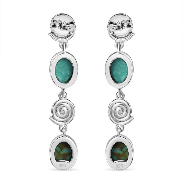 Sierra Nevada Türkis Ohrringe - 5,68 ct. image number 4