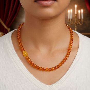 D'Joy Bernstein Halskette ca. 50 cm 925 Silber vergoldet