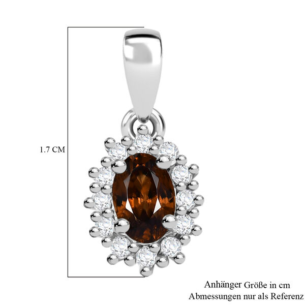 D'Joy Sonnenuntergang und weißer Zirkon Anhänger - 0,93 ct. image number 5