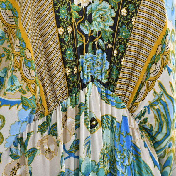 Luftiges Sommerkleid, Einheitsgröße, grün image number 5