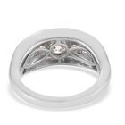 LUSTRO STELLA Hergestellt mit ZIRKONIA Ring 925 Silber Platin-Überzug (Größe 16.00) ca. 1,81 ct image number 4