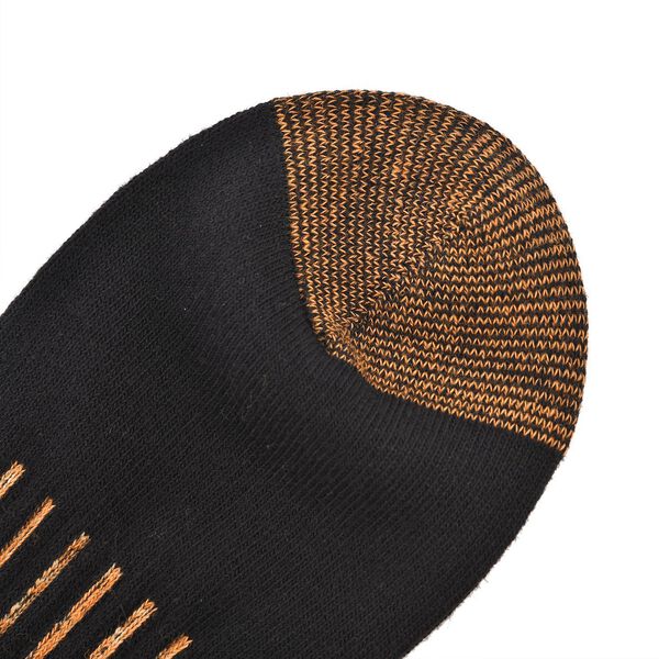 2er-Set Kupferfaser-Kompressions-Strumpfe, Antibakteriell und Anti-Geruch, S/M (36-40), Schwarz und braun image number 5