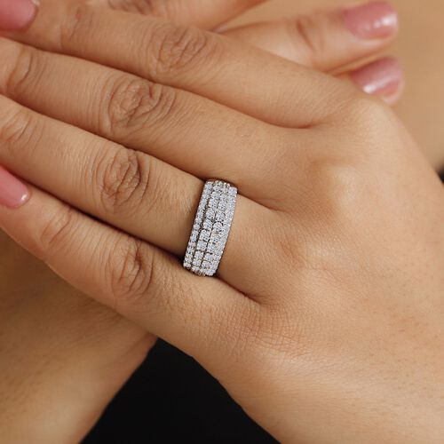 LUXURIANT DIAMOND- SGL zertifizierter SI-GH Labor Diamant Ring - 1 ct. image number 3
