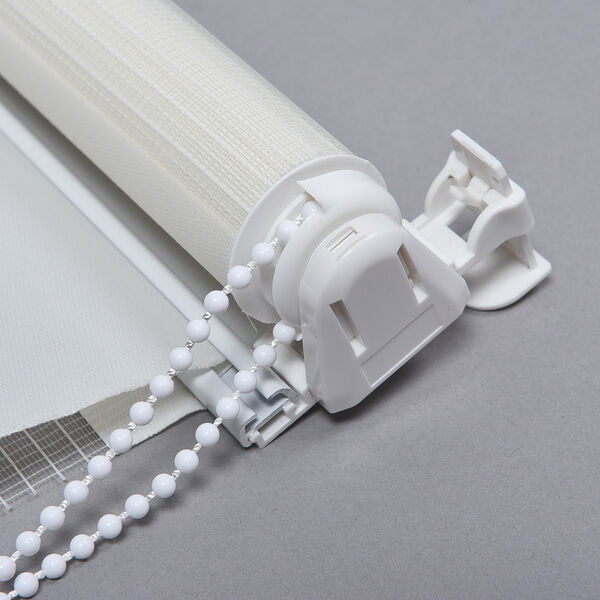 Easy-Klemm - 2-lagiges Fensterrollo, Größe 80x150 cm, Off-White  image number 4