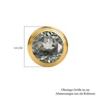 AAA Turkizit Ohrringe, 925 Silber Gelbgold Vermeil ca. 1,01 ct image number 4