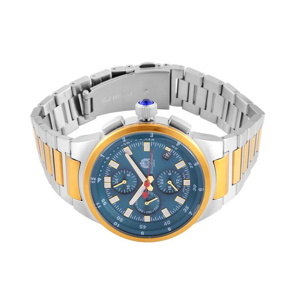 WILLIAM HUNT- Uhr mit japanischem Uhrwerk und Kettenamband, Weiß image number 4