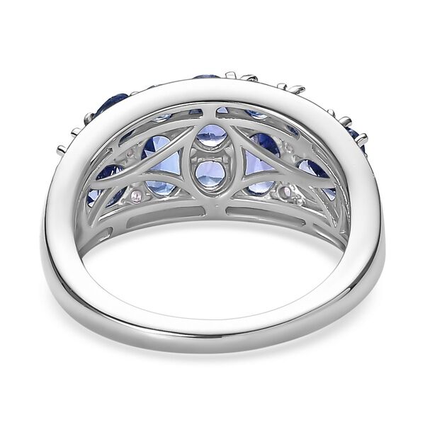 Tansanit und Zirkon Ring - 2,58 ct. image number 6