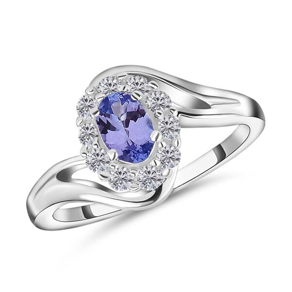 Crown of light Tansanit und Zirkon Ring- 0,89 ct. image number 5