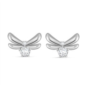 Moissanit Ohrringe 925 Silber rhodiniert ca. 0.86 ct