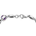 Afrikanisches Amethyst-Armband, 19 cm - 14,99 ct. image number 3