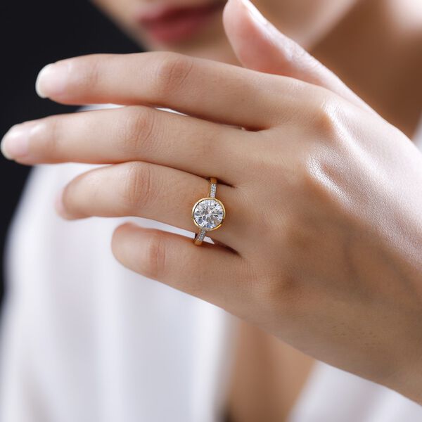 Moissanit Ring - 2,62 ct. image number 9