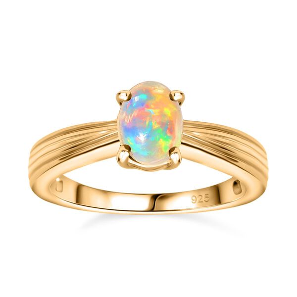 Natürlicher, äthiopischer Welo Opal-Ring - 0,49 ct. image number 5
