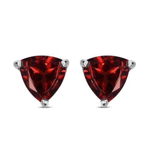 Rote Granat Ohrringe, 925 Silber ca. 1,81 ct image number 0
