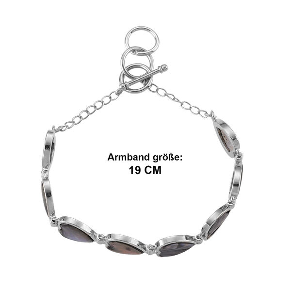 Abalone Muschel Armband ca. Flexibles cm Nickelfreies Messing ca. 50.00 ct image number 5