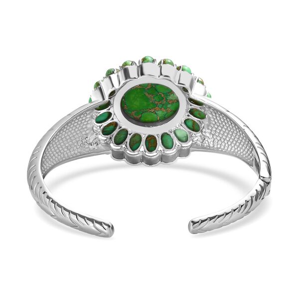 Grüner Türkis-Armreif, 19 cm - 42,01 ct. image number 5