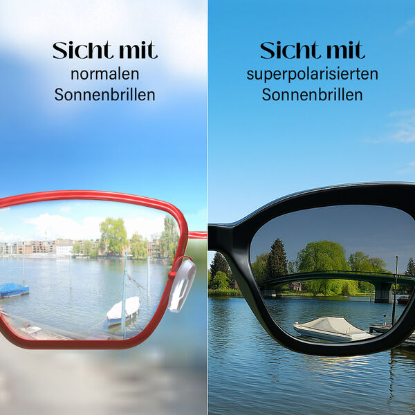 Sole und Luce - Swiss Eyewear - Ultra-polarisierte Sonnenbrille UV400, Schwarz image number 3