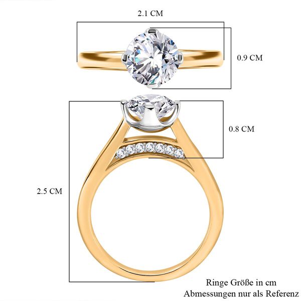 Moissanit Ring - 1,39 ct. image number 8