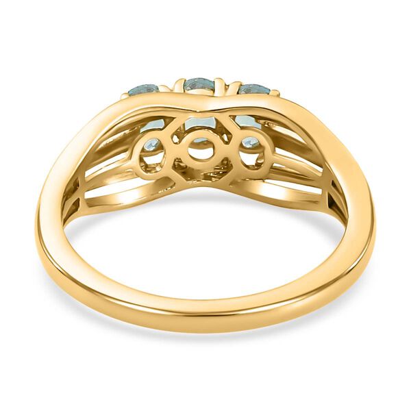 Blauer Apatit-Ring - 0,55 ct. image number 6