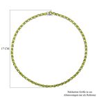 Zierlicher Peridot-Eternity-Choker-Halskette- 53,67 ct. image number 4