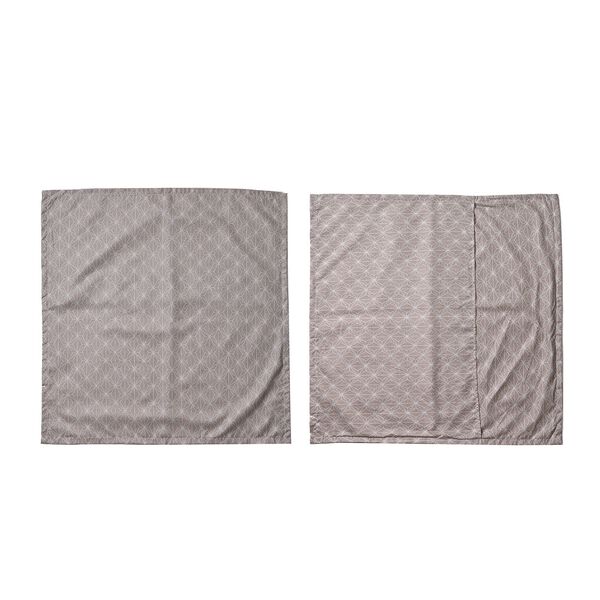 Bettw&auml;sche-Set 6tlg. &ndash; Blumendesign, grau image number 7