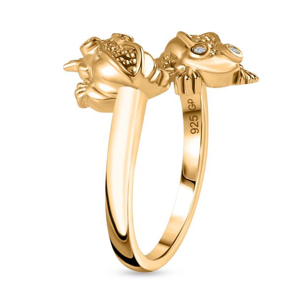 GP Italian Garden Kollektion - Diamant und Kanchanaburi blauer Saphir-Ring image number 5