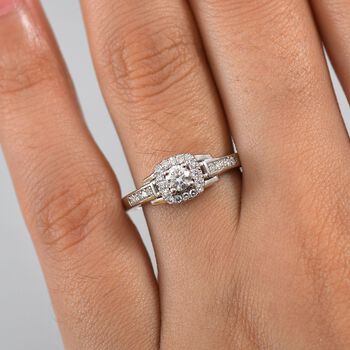 LUXURIANT SI-GH Labor Diamant Ring - 0,33 ct.