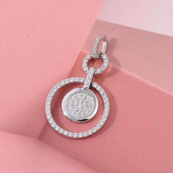 Lustro Stella wei&szlig;er Zirkonia Anh&auml;nger image number 2