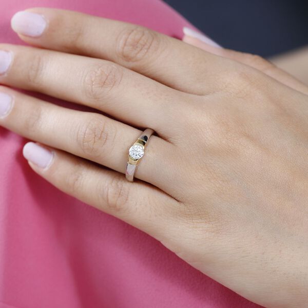 Moissanit Ring - 0,44 ct. image number 3