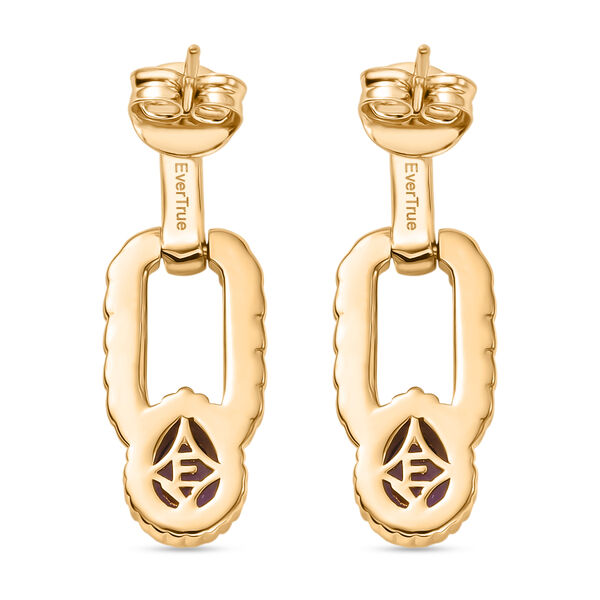 EVER TRUE Bolivianischer Amethyst Ohrringe Nickelfreies Messing ca. 0.78 ct image number 4