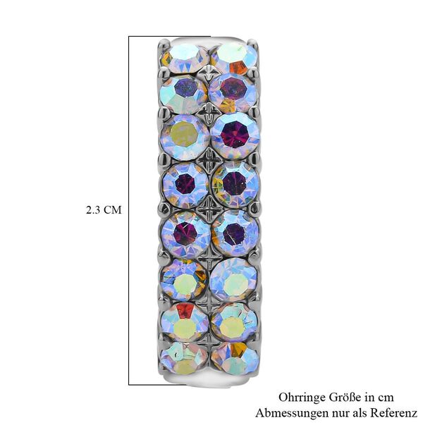 Wei&szlig;e, mysthische Kristall-Ohrringe - 10 ct. image number 5