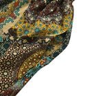 Taillen-Culottes mit Smok-Detail und Kaleidoskop-Muster, Einheitsgröße, grün image number 2