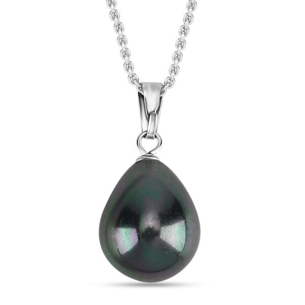 Tahiti Muschelkernperle (15x12 mm) Schmuckset ca. 50 cm image number 4