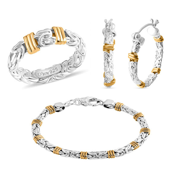 D'Joy Royal Bali- Zweifarbiges Borobudur Schmuckset