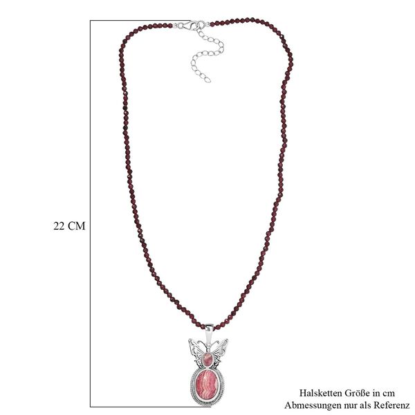 D joy AAA Rhodochrosit Schmuckset 925 Silber rhodiniert ca. 53.14 ct image number 6