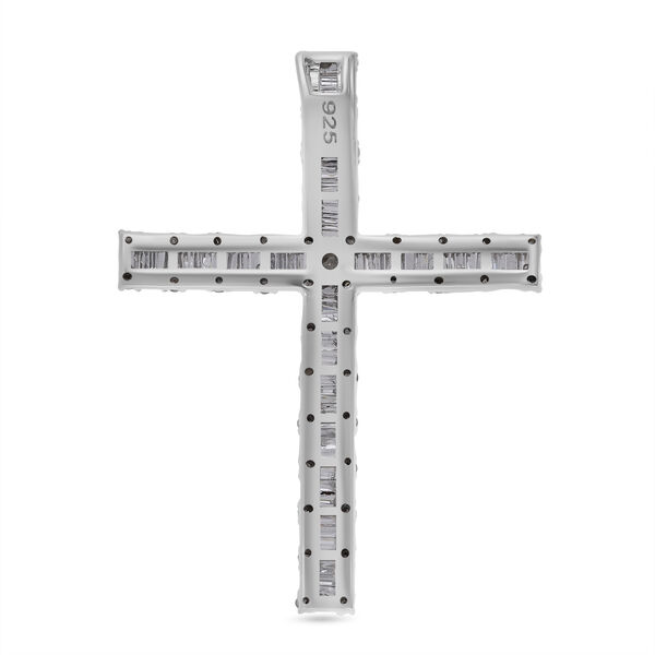 Diamant Anhänger, 925 Silber Gelbgold Vermeil - 1 ct. image number 4