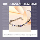 XOXO Tansanit Armband- 2,12 ct. image number 5