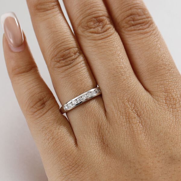 LUXURIANT DIAMOND - Lab Grown Diamant SI-GH Ring 925 Silber rhodiniert (Größe 16.00) ca. 0.50 ct image number 2